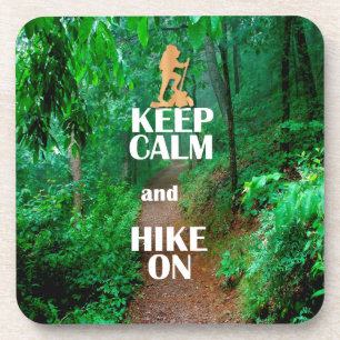 Kalm houden en Hike aan houden Drankjes Onderzetter