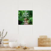 Kalm houden en Hike op Poster houden (Keuken)