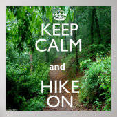Kalm houden en Hike op Poster houden (Voorkant)