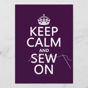 Kalm houden en innaaien (in alle kleuren) kaart