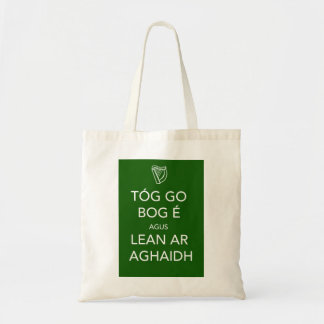 Kalm houden en IRISH inschakelen Tote Bag