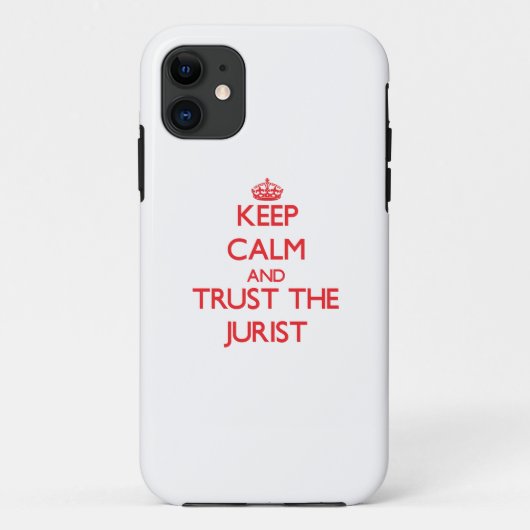 Kalm houden en Jurist vertrouwen Case-Mate iPhone Case (Achterkant)