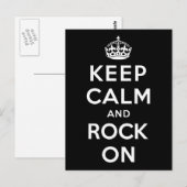 Kalm houden en klikken briefkaart (Voorkant / Achterkant)