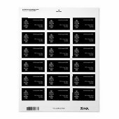 Kalm houden en klikken etiket (Full Sheet)