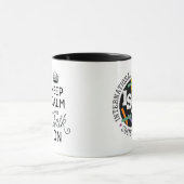 Kalm houden en klikken op/ISPS-koffie Mok (Midden)