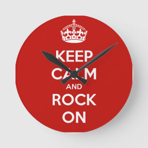 Kalm houden en klikken ronde klok