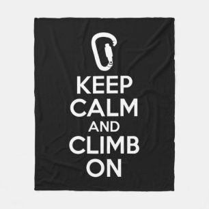 Kalm houden en klimmen op Cute Fun Rock klimmen Fleece Deken