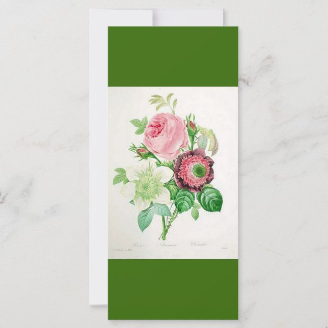 kalm houden en lezen , botanisch bladwijzer (Voorkant)