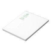 Kalm houden en lijn Dance Notitieblok (Gedraaid)