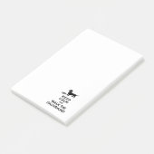 Kalm houden en lopen in de Dachshund - Cute Doxie Post-it® Notes (Schuin)