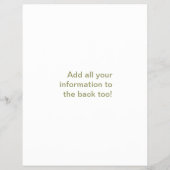 Kalm houden en massage halen flyer (Achterkant)