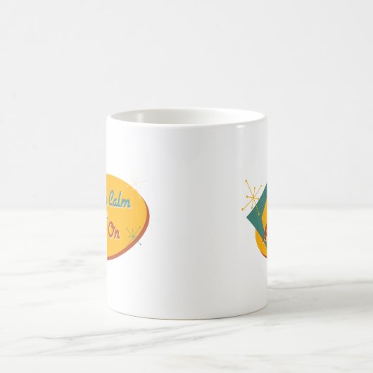 Kalm houden en Merk op Koffiemok (Center)