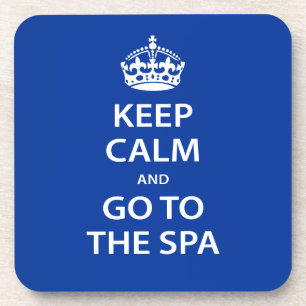 Kalm houden en naar de spa gaan onderzetter