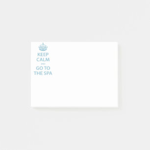 Kalm houden en naar de spa gaan post-it® notes