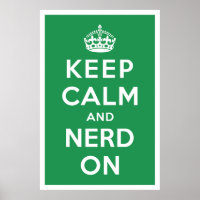 Kalm houden en Nerd aan