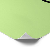 Kalm houden en op Poster zetten Aangepaste kleur (Hoek)