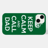 Kalm houden en Pap bellen Case-Mate iPhone Case (Achterkant (horizontaal))