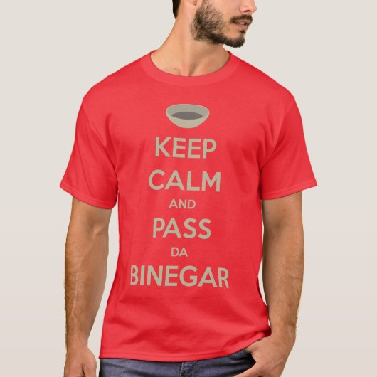 Kalm houden en passeren Bindegar T-shirt (Voorkant)