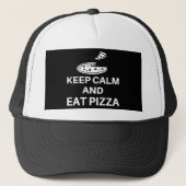 Kalm houden en Pizza eten Trucker Pet (Voorkant)