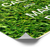 Kalm houden en plakken poster (Hoek)