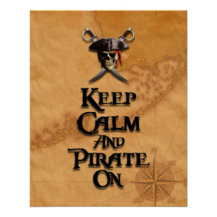 Kalm houden en prikken aan perfect poster