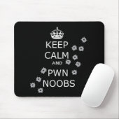 kalm houden en pwn noobs muispad muismat (Met muis)