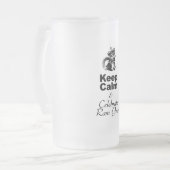 Kalm houden en Ram 2015 vieren Matglas Bierpul (Voorkant links)