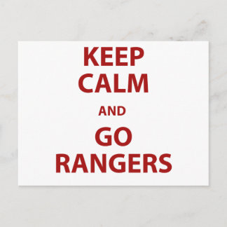 Kalm houden en Rangers meenemen Briefkaart