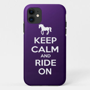 Kalm houden en rennen aan iPhone 11 hoesje