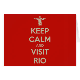 Kalm houden en Rio bezoeken