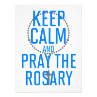 Kalm houden en Rosary bidden