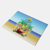 Kalm houden en... rustig op Hammock. Deurmat (Schuin)