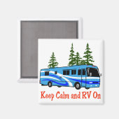 Kalm houden en RV aan Magneet (Voorkant / Achterkant)