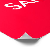 Kalm houden en Sarcastisch zijn Poster (Hoek)