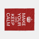 Kalm houden en Sjabloon uitvoeren Fleece Deken (Voorkant (Horizontaal))