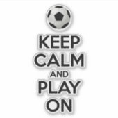 Kalm houden en spelen aan sticker (Voorkant)