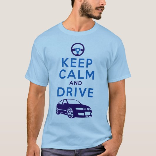 Kalm houden en station -Leon-/version4 T-shirt (Voorkant)