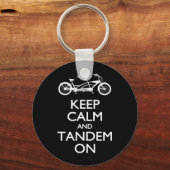 Kalm houden en Tandem aan Sleutelhanger (Voorkant)