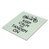 Kalm houden en Tandem aan Tegeltje (Zijkant)