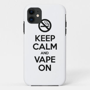 Kalm houden en tape ingeschakeld ~ Self Motivatie iPhone 11 Hoesje
