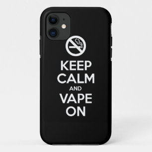 Kalm houden en tape ingeschakeld ~ Self Motivatie iPhone 11 Hoesje