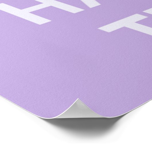 Kalm houden en thee Poster hebben (Hoek)