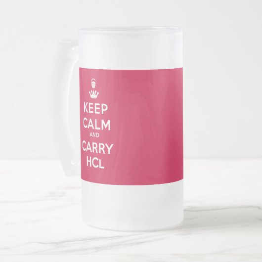 Kalm houden en transporteren HCL Matglas Bierpul (Voorkant links)