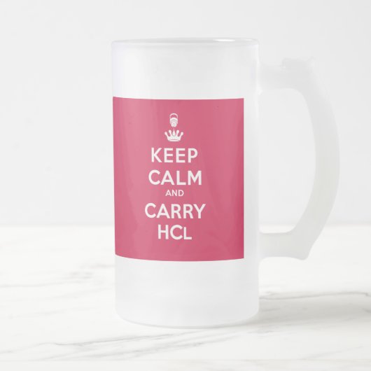 Kalm houden en transporteren HCL Matglas Bierpul (Rechts)