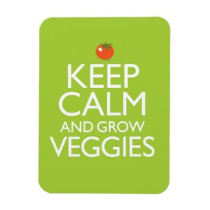 Kalm houden en Veggies kweken Magneet