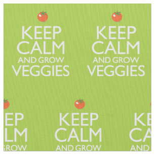 Kalm houden en Veggies kweken Stof