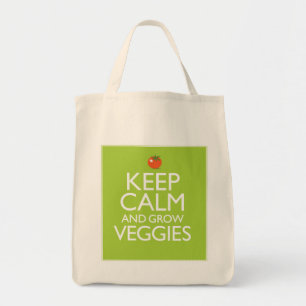 Kalm houden en Veggies kweken Tote Bag