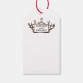 "Kalm houden en verbluffend zijn" Cadeaulabel (Voorkant)