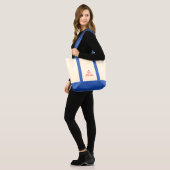 Kalm houden en vertrouwen op uw gezondheidsbezoeke tote bag (Voorkant (model))