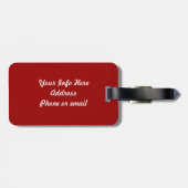 Kalm houden en Viola afspelen Bagagelabel (Achterkant horizontaal)